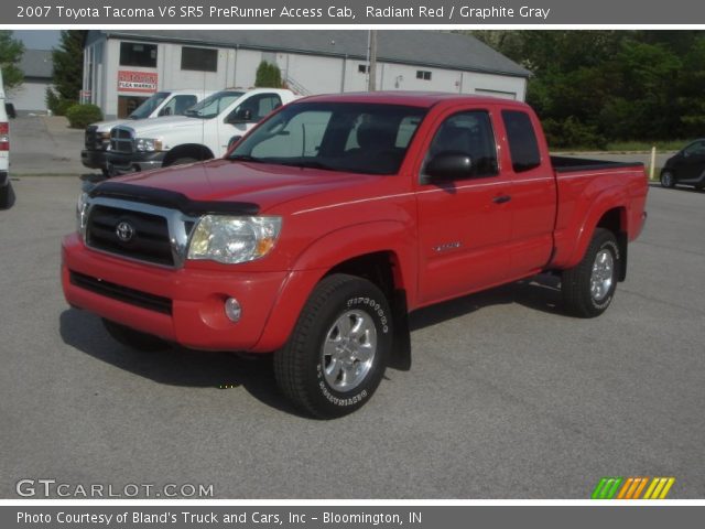 2007 Toyota Tacoma V6 SR5 PreRunner Access Cab in Radiant Red