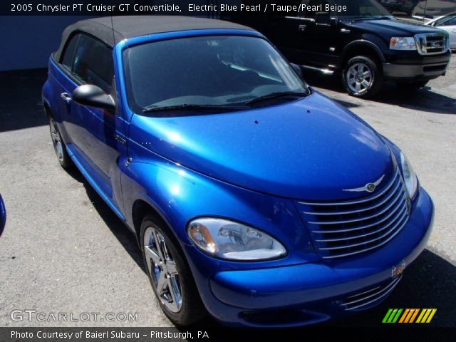 2005 Chrysler PT Cruiser GT Convertible in Electric Blue Pearl