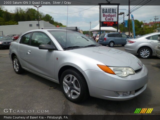 2003 Saturn ION 3 Quad Coupe in Silver