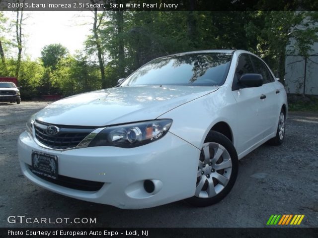 2008 Subaru Impreza 2.5i Sedan in Satin White Pearl