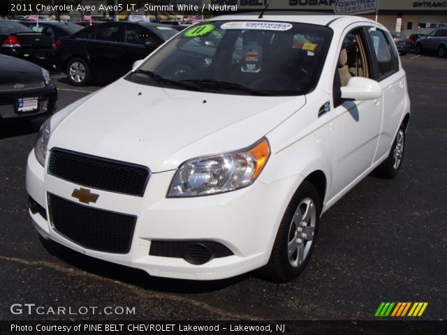 2011 Chevrolet Aveo Aveo5 LT in Summit White