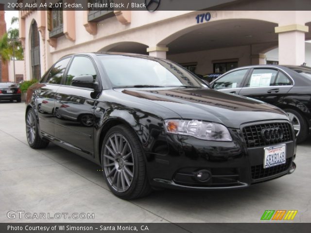 2008 Audi A4 2.0T Sedan in Brilliant Black