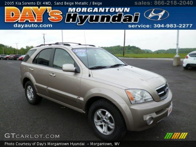 2005 Kia Sorento EX 4WD in Sand Beige Metallic