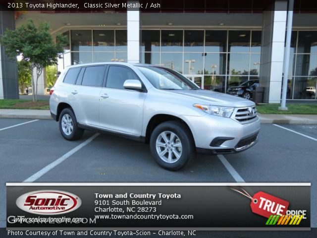 2013 Toyota Highlander  in Classic Silver Metallic