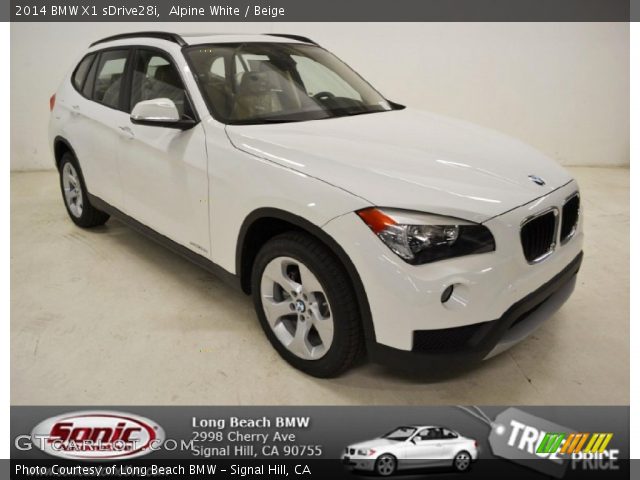 2014 BMW X1 sDrive28i in Alpine White