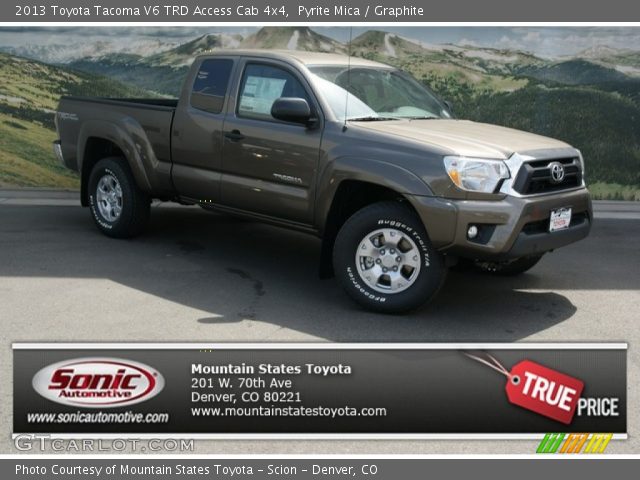 2013 Toyota Tacoma V6 TRD Access Cab 4x4 in Pyrite Mica