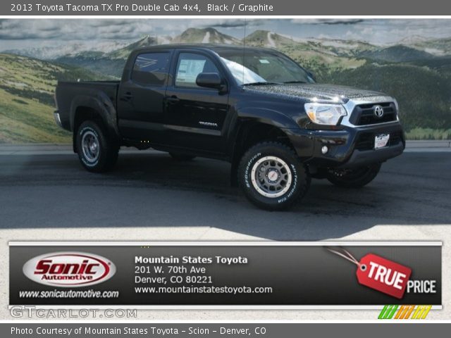 2013 Toyota Tacoma TX Pro Double Cab 4x4 in Black