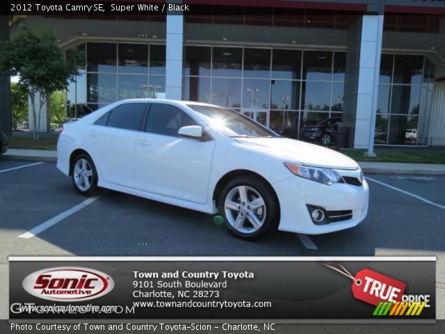2012 Toyota Camry SE in Super White