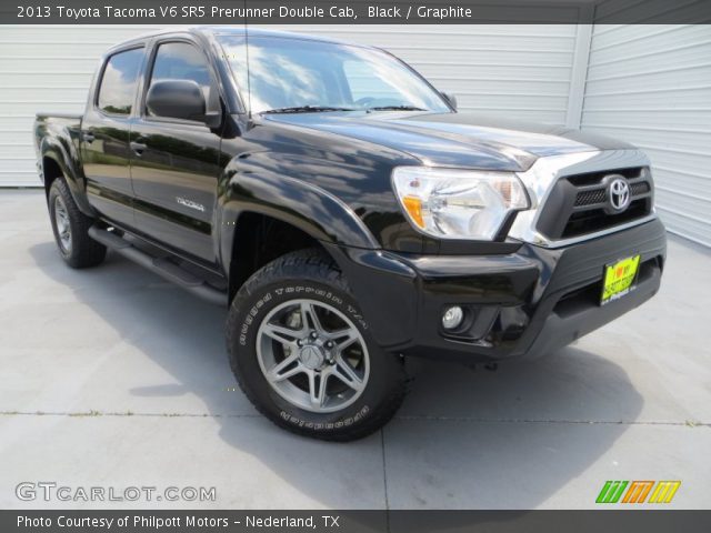 2013 Toyota Tacoma V6 SR5 Prerunner Double Cab in Black