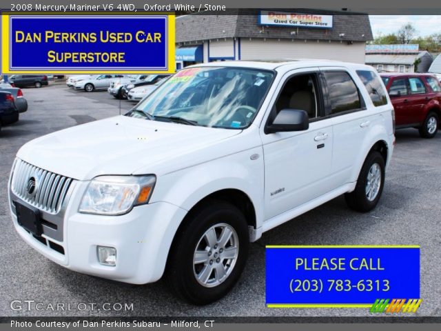 2008 Mercury Mariner V6 4WD in Oxford White