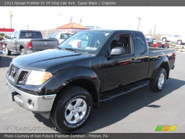 2011 Nissan Frontier SV V6 King Cab 4x4 in Super Black