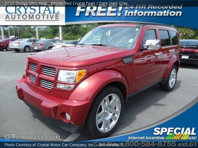 2010 Dodge Nitro Heat in Inferno Red Crystal Pearl