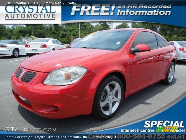 2008 Pontiac G5 GT in Victory Red