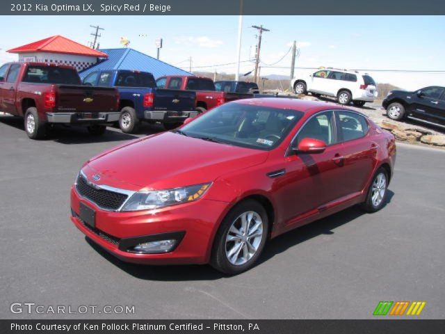 2012 Kia Optima LX in Spicy Red