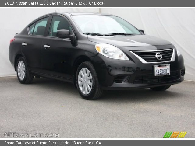 2013 Nissan Versa 1.6 S Sedan in Super Black
