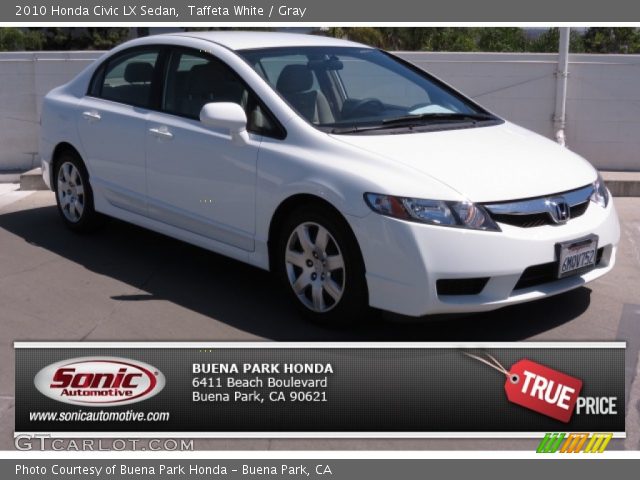 2010 Honda Civic LX Sedan in Taffeta White