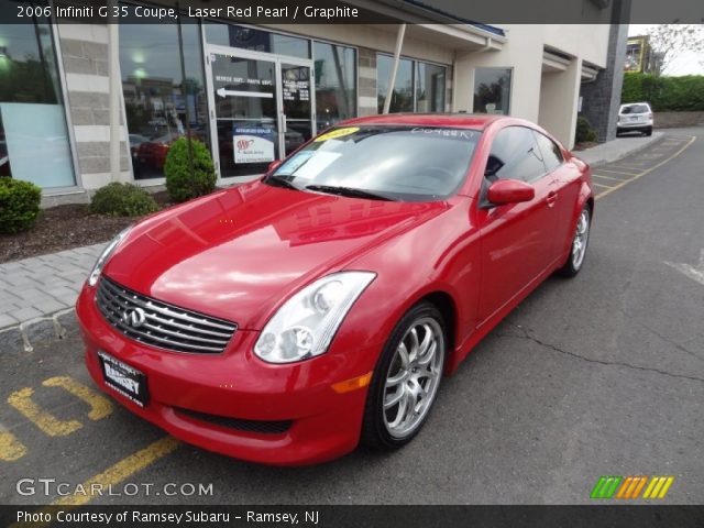 2006 Infiniti G 35 Coupe in Laser Red Pearl