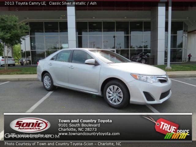 2013 Toyota Camry LE in Classic Silver Metallic