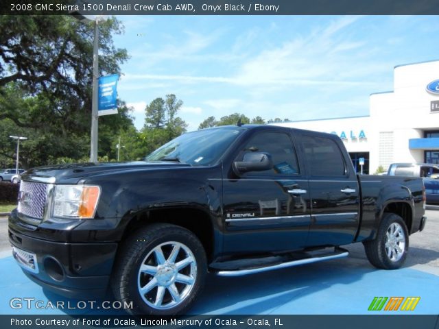 2008 GMC Sierra 1500 Denali Crew Cab AWD in Onyx Black