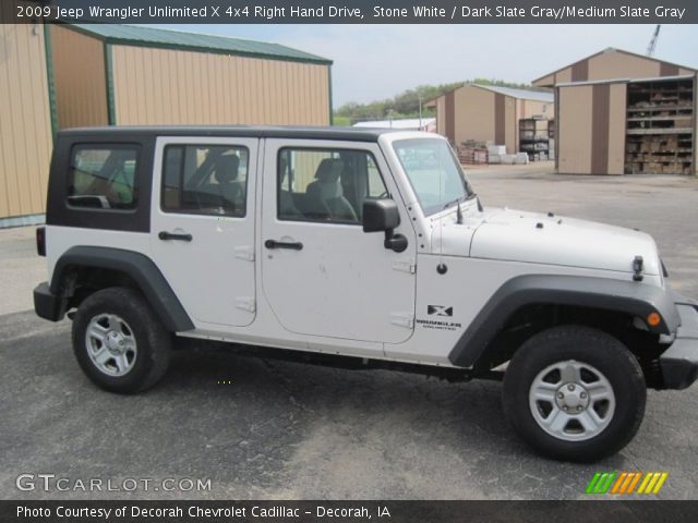 2009 Jeep Wrangler Unlimited X 4x4 Right Hand Drive in Stone White