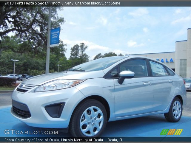 2013 Ford Fiesta S Sedan in Ingot Silver
