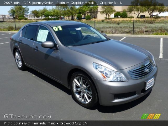 2007 Infiniti G 35 Journey Sedan in Platinum Graphite Metallic
