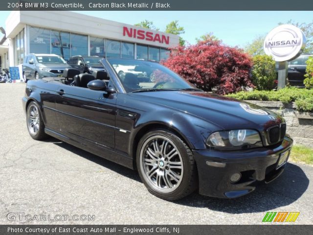 2004 BMW M3 Convertible in Carbon Black Metallic