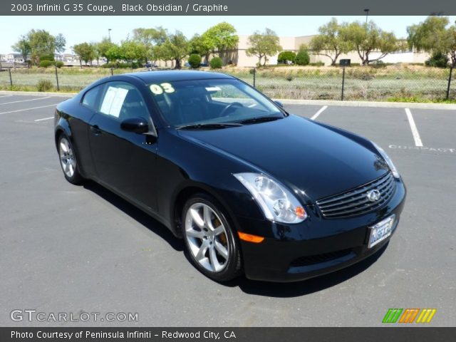 2003 Infiniti G 35 Coupe in Black Obsidian