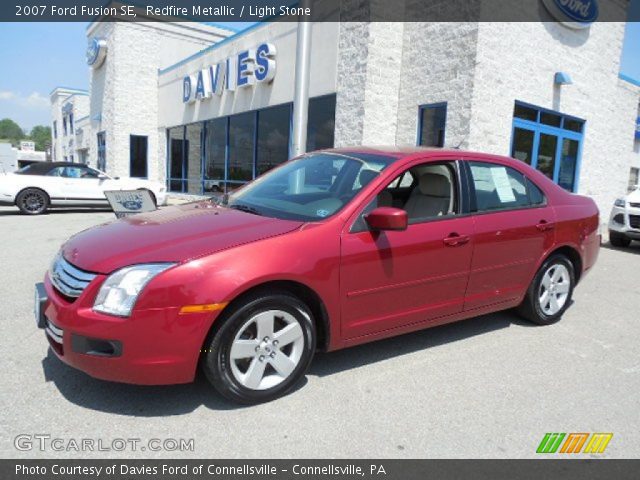 2007 Ford Fusion SE in Redfire Metallic