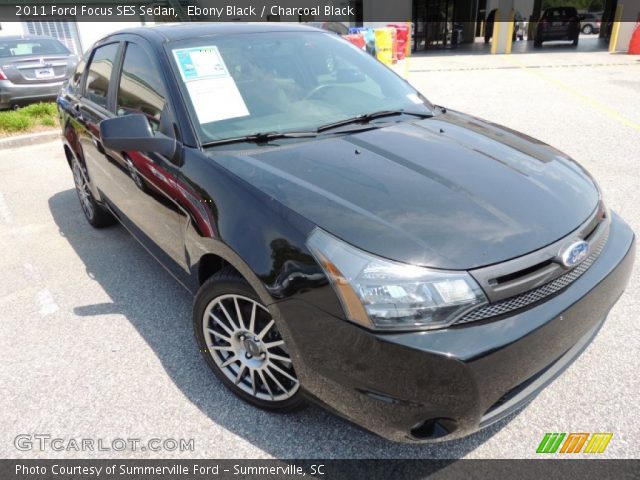2011 Ford Focus SES Sedan in Ebony Black