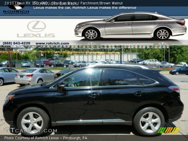 2010 Lexus RX 350 AWD in Obsidian Black