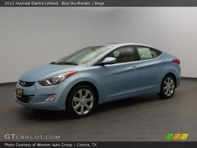 2013 Hyundai Elantra Limited in Blue Sky Metallic