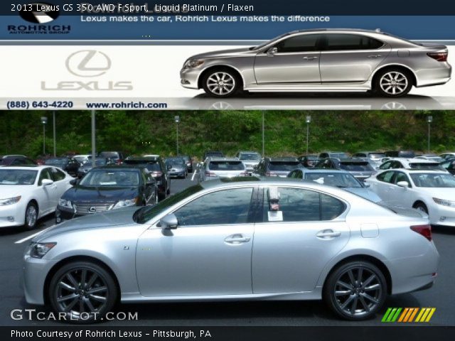 2013 Lexus GS 350 AWD F Sport in Liquid Platinum