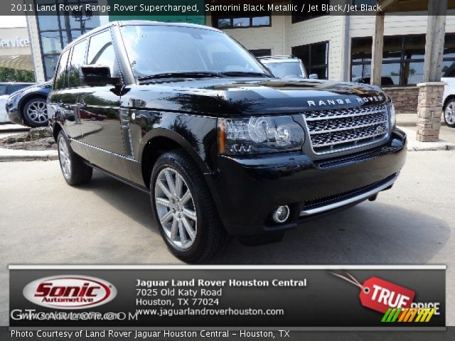 2011 Land Rover Range Rover Supercharged in Santorini Black Metallic