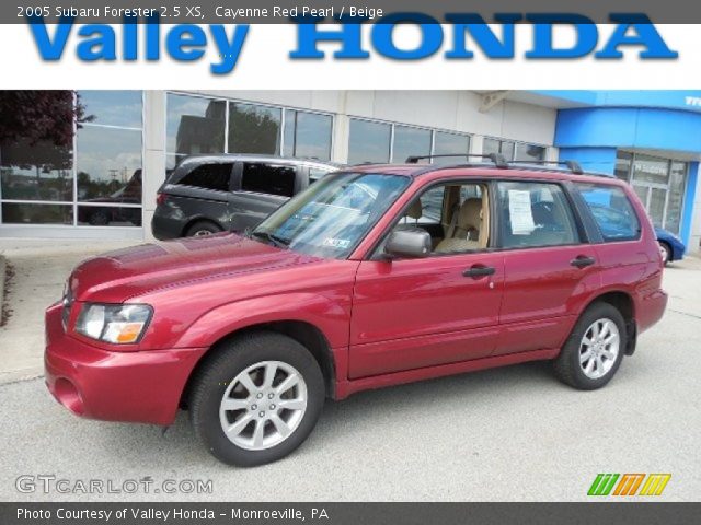 2005 Subaru Forester 2.5 XS in Cayenne Red Pearl