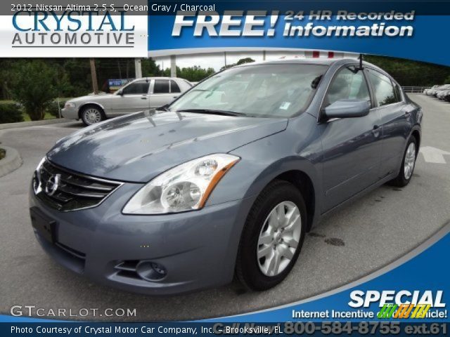 2012 Nissan Altima 2.5 S in Ocean Gray