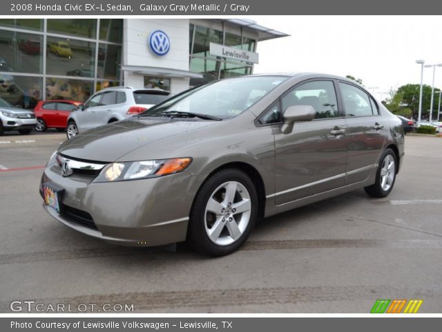 2008 Honda Civic EX-L Sedan in Galaxy Gray Metallic