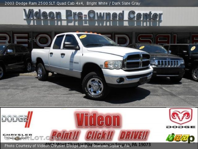 2003 Dodge Ram 2500 SLT Quad Cab 4x4 in Bright White