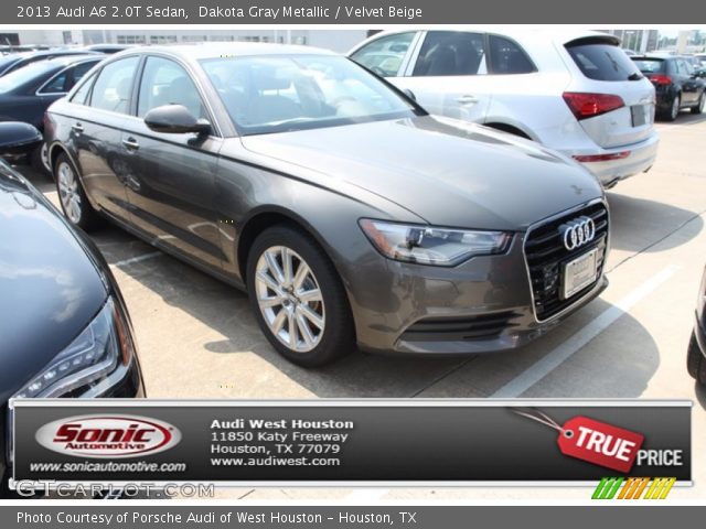 2013 Audi A6 2.0T Sedan in Dakota Gray Metallic