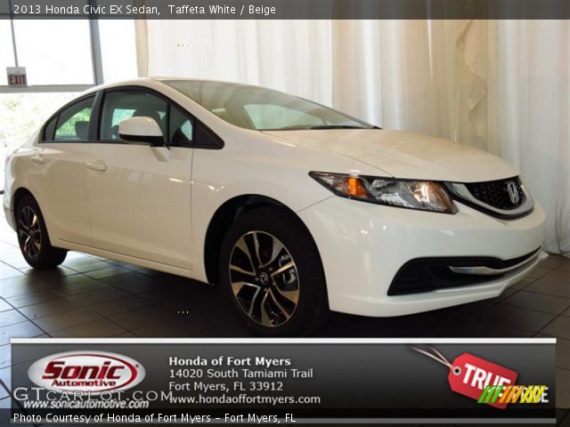 2013 Honda Civic EX Sedan in Taffeta White
