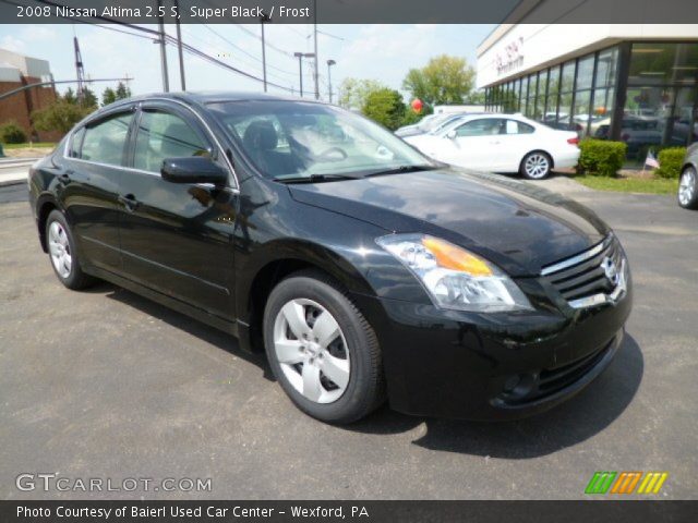 2008 Nissan Altima 2.5 S in Super Black