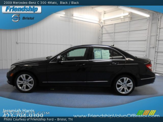 2009 Mercedes-Benz C 300 4Matic in Black