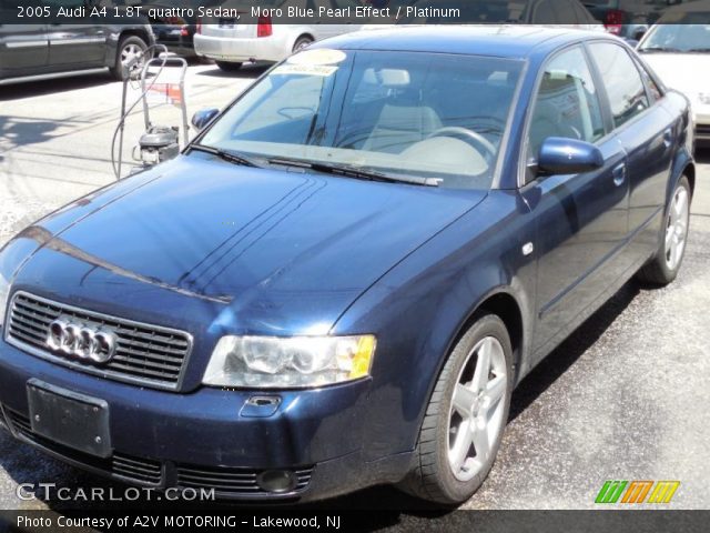 2005 Audi A4 1.8T quattro Sedan in Moro Blue Pearl Effect