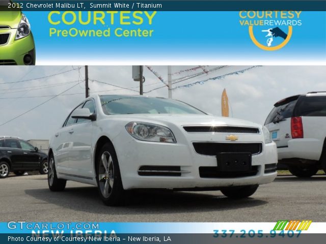 2012 Chevrolet Malibu LT in Summit White