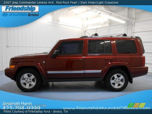 2007 Jeep Commander Limited 4x4 in Red Rock Pearl