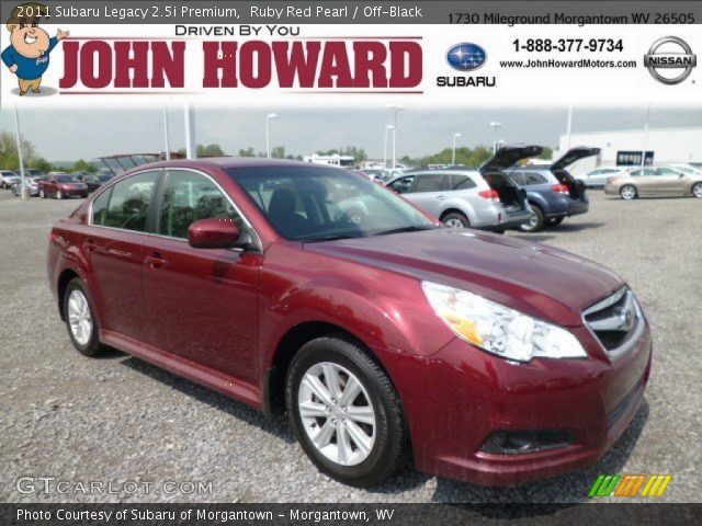 2011 Subaru Legacy 2.5i Premium in Ruby Red Pearl