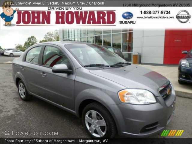 2011 Chevrolet Aveo LT Sedan in Medium Gray