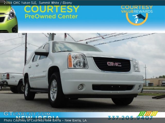 2009 GMC Yukon SLE in Summit White