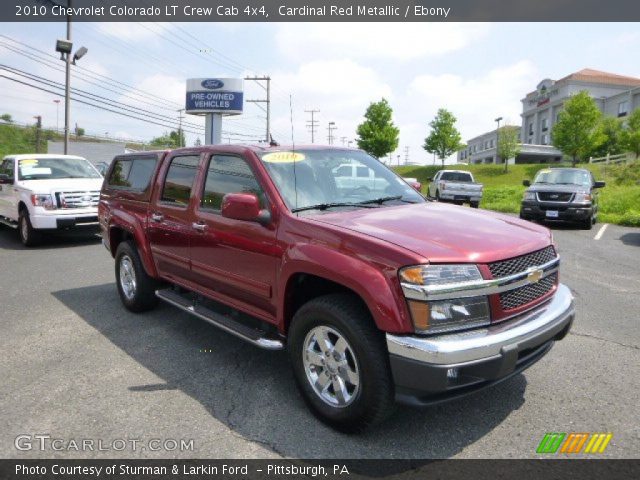 2010 Chevrolet Colorado LT Crew Cab 4x4 in Cardinal Red Metallic