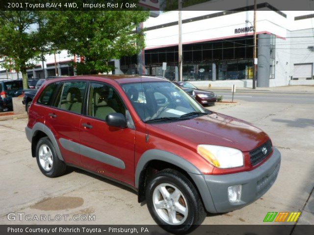 2001 Toyota RAV4 4WD in Impulse Red